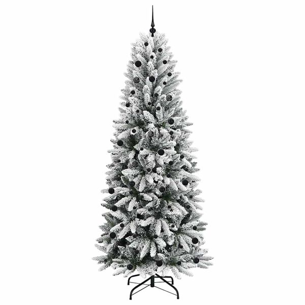 vidaXL Albero di Natale artificiale con 300 LED Bianco 240 cm