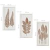 vidaXL Hand-Carved Wall Panels 3 pcs MDF 40x60x1,5 cm