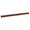 vidaXL Bordura per Prato 30 pcs 102 x 4 x 4 cm Acciaio Ruggine
