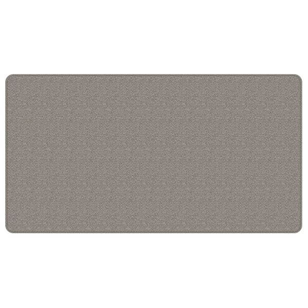 vidaXL Tappeto Corsia Aspetto Sisal Argento 80x150 cm