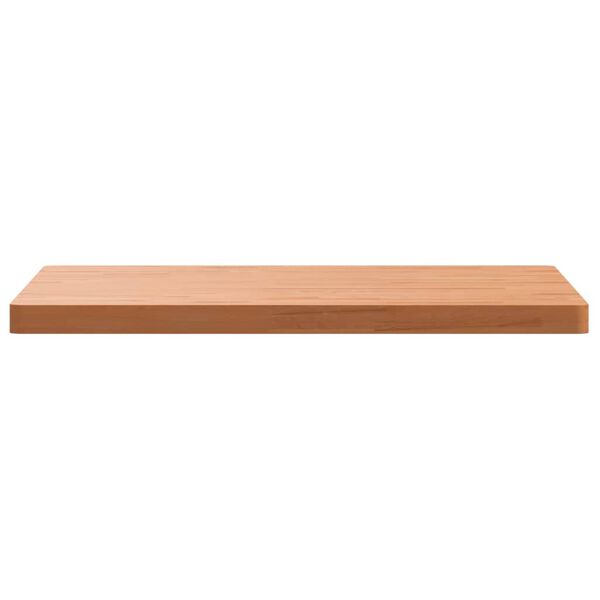 vidaXL Piano per Tavolo 80x80x4 cm Quadrato Legno Massello di Faggio