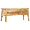 vidaXL Cassa Portaoggetti 99x35x48 cm in Legno Massello di Mango