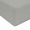 vidaXL Cuscino per divano da esterno Grigio 60 x 60 x 8 cm Poliestere