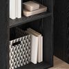 vidaXL Libreria Rovere Nero 40 x 30 x 152 cm Legno multistrato