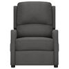 vidaXL Poltrona Massaggiante Grigio Scuro in Tessuto