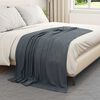 vidaXL Coperte da Pile 24 pcs Grigio scuro 170 x 130 cm Panno