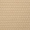 vidaXL Cestino Portaoggetti Beige e Bianco &Oslash;38x46 cm in Cotone