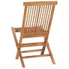 vidaXL Set da Pranzo da Giardino 5 pz Pieghevole in Massello di Teak