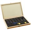 vidaXL Set di Utensili Indicizzabili per Tornitura 12 pz 16x16mm 100mm