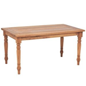 vidaXL Tavolino da Salotto Batavia in Legno di Teak 90x50x45 cm