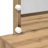 vidaXL Tavolo da Trucco Rovere artigianale 100 x 40 x 120 cm