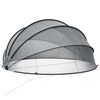 vidaXL Dome Piscina Nero 430 x 430 x 210 cm