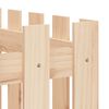 vidaXL Fioriera Rialzata Giardino a Recinzione 150x50x70cm Legno Pino