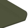 vidaXL Mensola sospesa 2 pcs Verde oliva 100 x 18 x 2,5 cm Acciaio