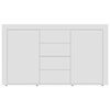 vidaXL Credenza Bianca 120x36x69 cm in Legno Multistrato