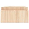 vidaXL Supporto per Monitor 100x27,5x15cm in Legno Massello di Pino