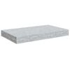 vidaXL Scaffali a Parete 4 pz Grigio Cemento 40x23x3,8 cm in MDF