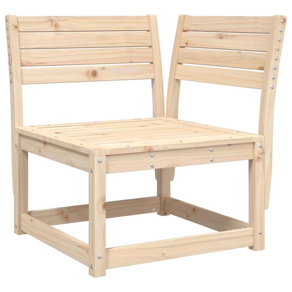 vidaXL Set Divani da Giardino 6 pz in Legno Massello di Pino