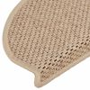 vidaXL Tappeti Autoadesivi Scale Aspetto Sisal 15 pz 65x21x4 cm Sabbia