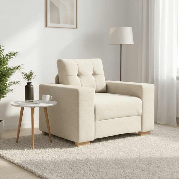 vidaXL Poltrona in Lino 100x78x80 cm