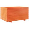 vidaXL Fioriera Giardino Marrone Cera 90x60x49,5cm Legno Massello Pino