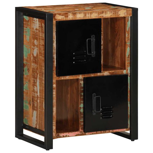 vidaXL Credenza Multicolore 55x35x70 cm in Legno Massello Recupero