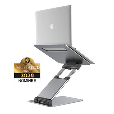 ErgoLine Supporto per Laptop Regolabile Tall 28x28x10 cm Argento