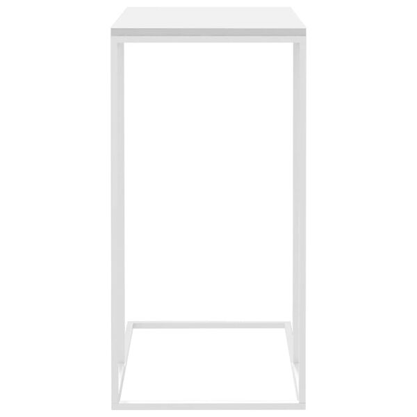 vidaXL Tavolino da Salotto Bianco 40x30x59 cm in Legno Multistrato