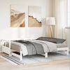 vidaXL Dormeuse senza Materasso Bianca 90x200 cm Legno Massello Pino