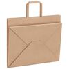 vidaXL Sacchetti di Carta 50 pz con Manici Marrone 32x22x24 cm