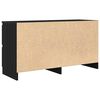 vidaXL Mobile Porta TV Nero 100x35x54 cm in Legno Multistrato