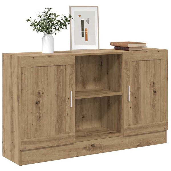 vidaXL Credenza Rovere Artigianale 120x30,5x70 cm in Truciolato