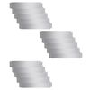 vidaXL Pannelli Recinzione per Prato 15 pz Acciaio Zincato 100x20 cm