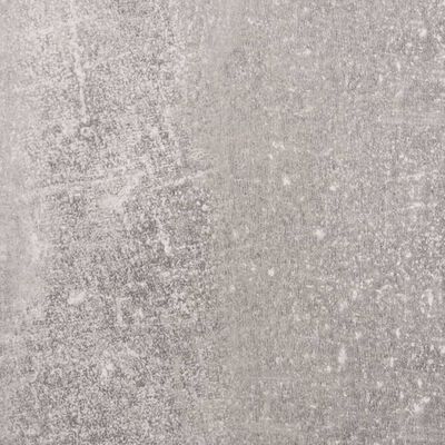 vidaXL Scarpiera con Specchio a 2 Livelli Grigio cemento 63x17x67 cm