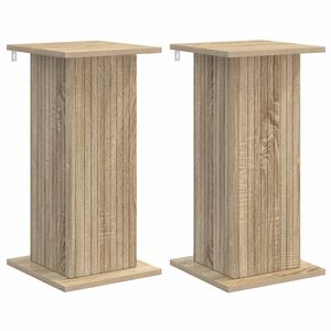 vidaXL Supporto per piante 2 pcs Rovere Sonoma 30,5 x 30 x 60,5 cm