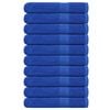 vidaXL Asciugamani FROGN 10 pz Blu 100x200 cm 360 g/m&sup2;
