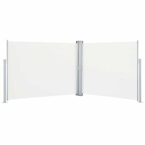 vidaXL Tenda Laterale Retrattile Crema 140x1000 cm