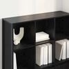 vidaXL Armadio per Libri 2 pcs Rovere Nero 99,5 x 30 x 108 cm