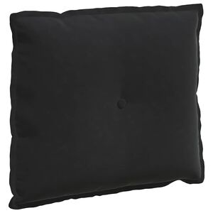 vidaXL Cuscino per Schiena Nero 60 x 50 cm Tessuto in Cords