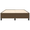 vidaXL Struttura Letto a Rete a Molle Marrone Scuro 140x200 cm Tessuto