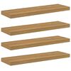 vidaXL Scaffale da parete A parete 4 pz Marrone 90 x 23,5 x 3,8 cm