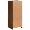 vidaXL Credenza con Luci LED Rovere Marrone 41x37x100 cm