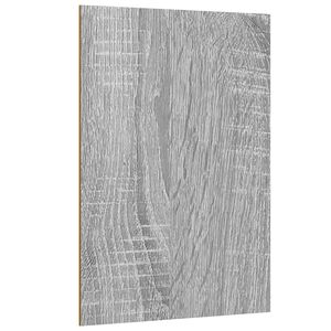 vidaXL Pannelli decorativi 12 pz Sonoma grigio 15 x 21 x 0,27 cm