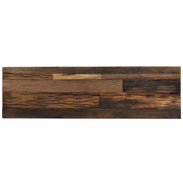 vidaXL Consolle in Legno di Recupero e Acciaio 120x35x76 cm