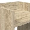 vidaXL Supporto per piante Rovere Sonoma 30 x 30 x 100 cm