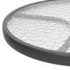 vidaXL Tavolino da Giardino Ø50x71 cm in Acciaio Antracite