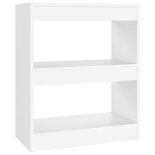 vidaXL Libreria/Divisorio Bianco 60x30x72 cm