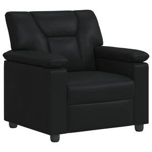vidaXL Divano Nero 91 x 85 x 93 cm Similpelle