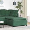 vidaXL Modulo Poggiapiedi Divano Modulare Verde Scuro 100x100x48 cm