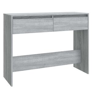 vidaXL Tavolo Consolle Grigio Sonoma 100x35x76,5 cm in Truciolato